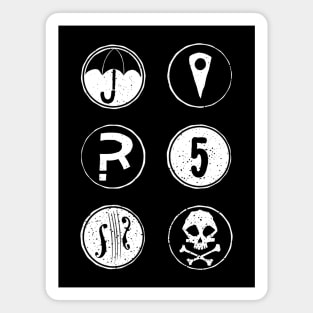 Umbrella Academy Badges Magnet